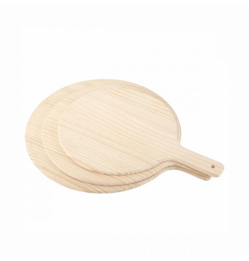 Platou servire pizza din lemn, 355x470x10mm