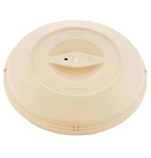 Capac pentru farfurie plata, diametru 238 mm, inaltime 42 mm, cluloare bej