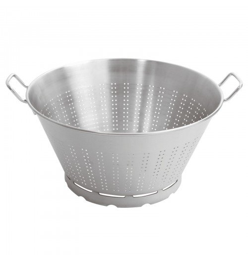 Strecuratoare paste cu baza, conica, cu 2 manere fixe, inox, dimensiune (H mm): 240, diam 500mm, capacitate: 32.5 lt