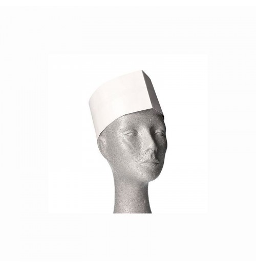 Set 25 bonete din hartie, dimensiuni 85x275mm, culoare alba, marime ajustabila
