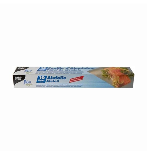 Folie de aluminiu, grosime 15 microni, lungime 10m, latime 300mm
