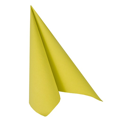 Set 50 servetele, culoare Lime Green, dimensiuni 400x400mm