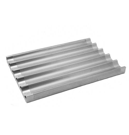 Tava perforata pentru baghete, aluminiu