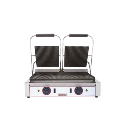 Tostiera dubla, suprafata striata, putere totala 3600 W