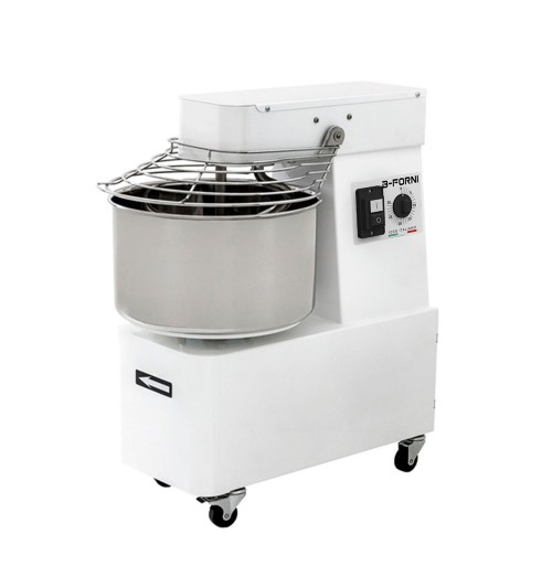 Malaxor, capacitate 35 kg aluat, cuva si cap fixe, putere 1100 W
