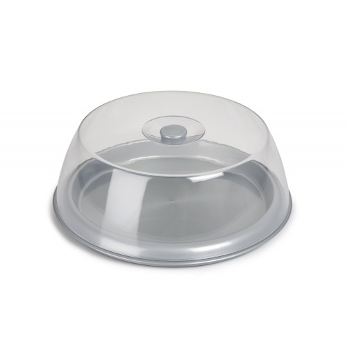 Set expunere tort format din tava+capac tip cupola, capacitate 6 litri
