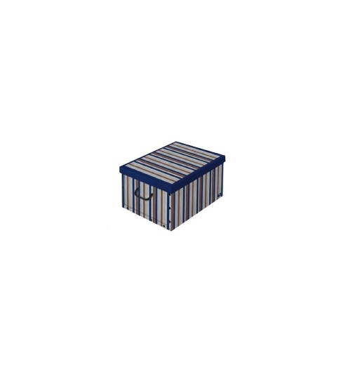 Cutie depozitare "Stripes", cu manere, dimensiuni 390x500x240mm, fabricata din carton
