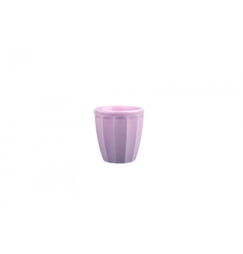 Cupa pentru desert, capacitate 99ml, din portelan super-vitrifiat, culoare roz glazurat pe toata suprafata
