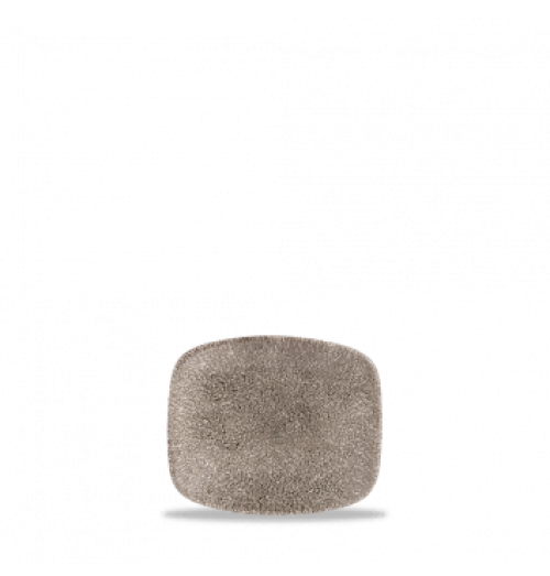 Platou dreptunghiular, portelan super-vitrifiat de culoarea Quartz Black