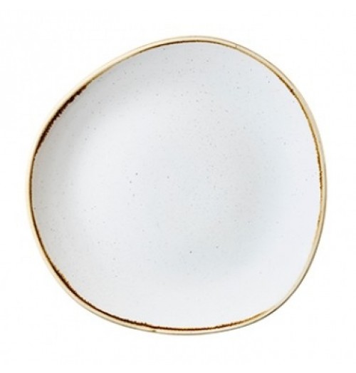 Farfurie rotunda, din portelan super-vitrifiat  de culoare Barley White, glazurata pe toata suprafata, diametru 286mm