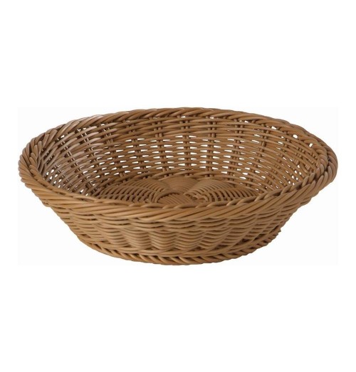 Cos rotund pentru paine, diametru 290mm, inaltime 70mm, polipropilena, bej