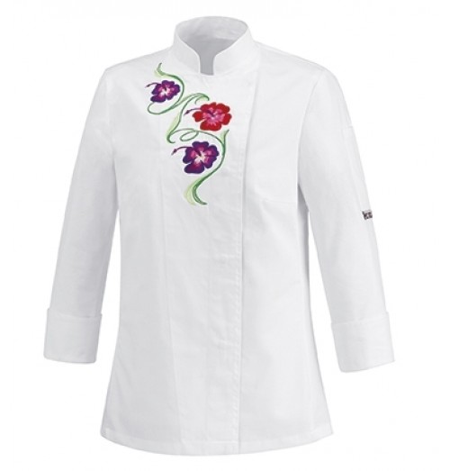 Tunica bucatar pentru femei -Slim Fit, maneca lunga, marime M