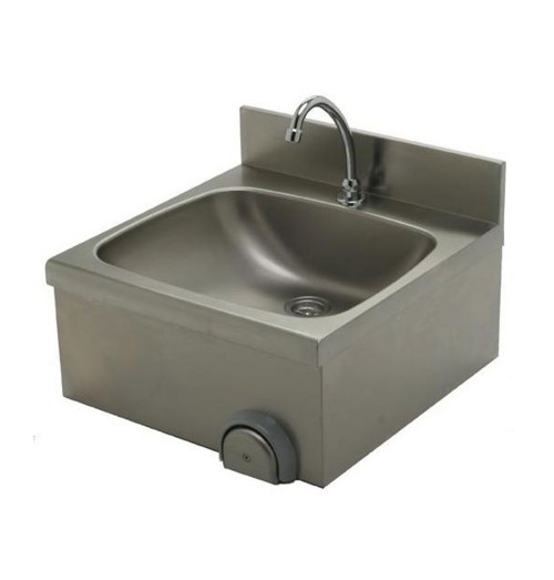 Lavoar, comanda la genunchi, inox, dimensiuni 500x500mm