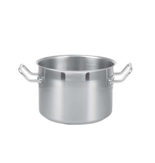 Cratita, capacitate 4 litri, cu 2 manere, din inox, diametru 200mm