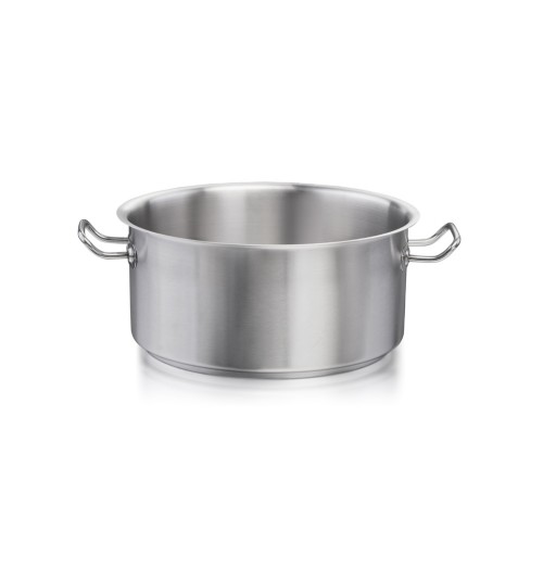 Cratita, capacitate 21 litri, cu 2 manere, din inox, diametru 350mm