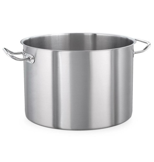 Oala cu 2 manere, inox cu finisaj satinat, capacitate 8.8 litri, diametru 240mm, inaltime 195mm