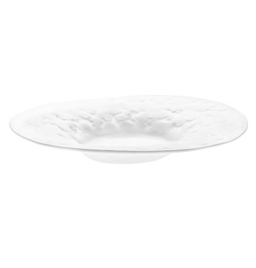 Farfurie adanca, model Materia, portelan alb, diametru 280mm, inaltime 45 mm