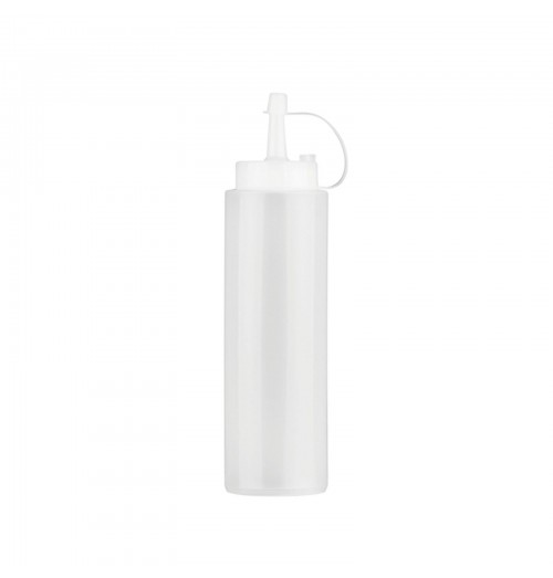 Flacon dozator, capacitate 240ml, culoare alba, polietilena