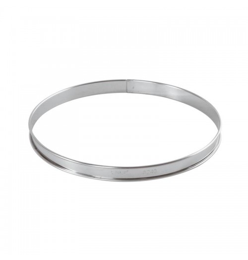 Forma tort, inel inox, dimensiune (H mm): 20, diametru 240mm