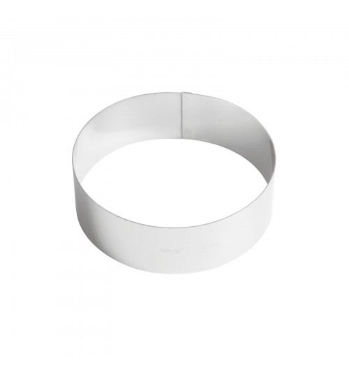 Forma tort, inel, inox, dimensiune (H mm): 60, diametru 180mm