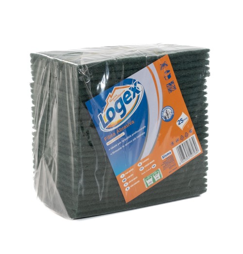 Set 25 lavete abrazive Logex Professional, 150x230mm  