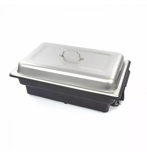 Chafing dish electric GN1/1, cu capac din inox, alimentare 220V, putere 900W, greutate 3.5Kg
