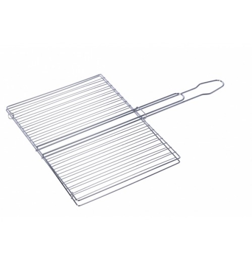 Grill dublu pentru gratar, dimensiuni 250x250mm