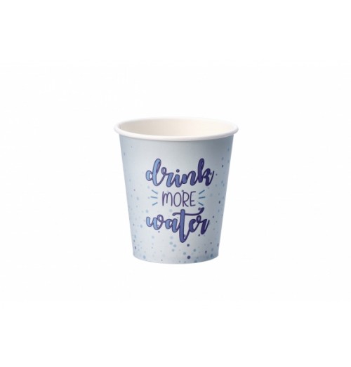 Set 40 de pahare de unica folosinta din carton, capacitate 210ml