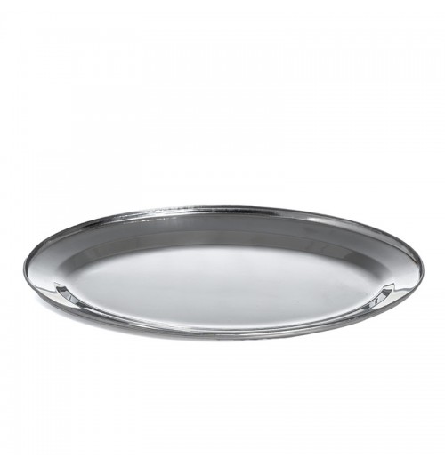 Tava ovala, din inox, dimensiuni 350x225mm