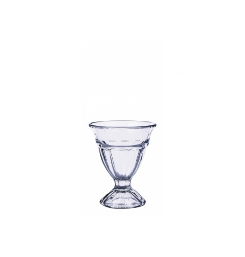 Set 6 cupe din sticla pentru inghetata, diametru 100mm