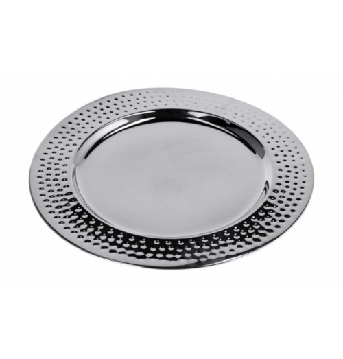 Platou rotund din inox, model Darby, diametru 325mm