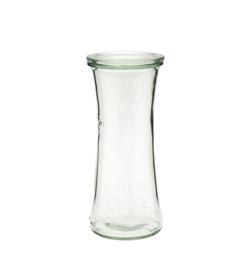 Borcan din sticla si capac, model Delikatessen-Glas, capacitate 730ml, diametru 80mm, inaltime 205mm
