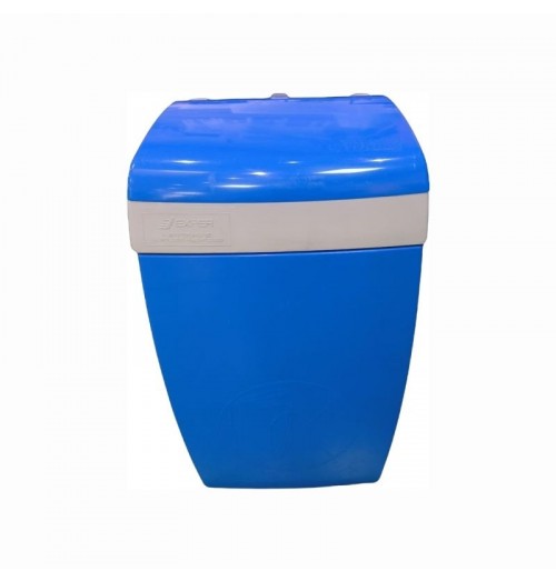 Pubela suspendata, albastra, cu sac interior din polipropilena, capacitate 8 litri