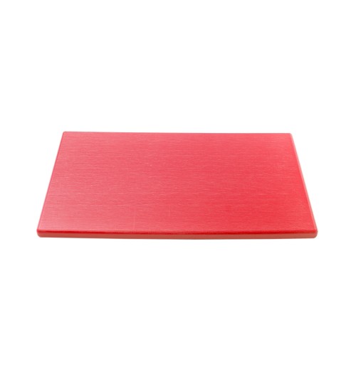 Tocator bucatarie profesional din polietilena culoare rosie, dimensiuni 530x325x12mm