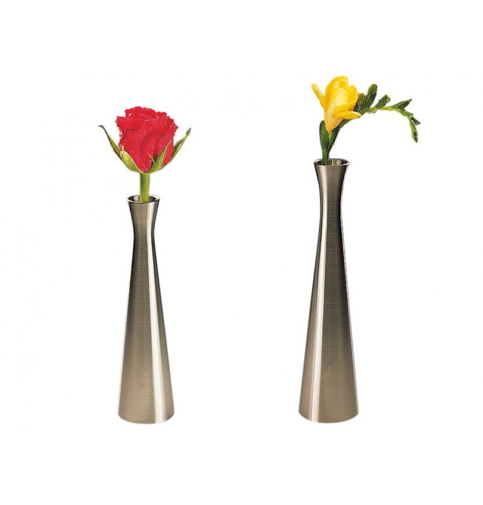 Vaza pentru flori, inox, diametru 45 mm, inaltime 200mm, greutate 200 g