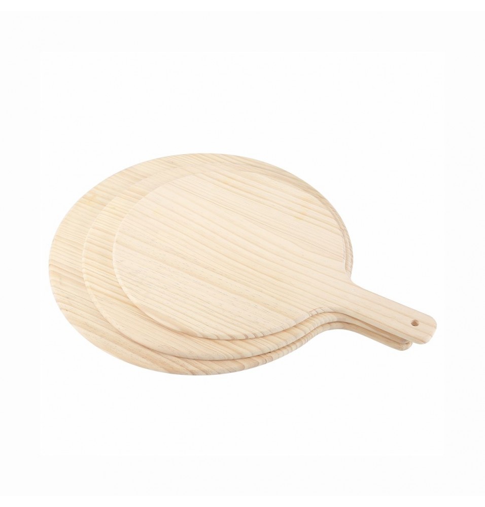 Platou servire pizza din lemn, 355x470x10mm