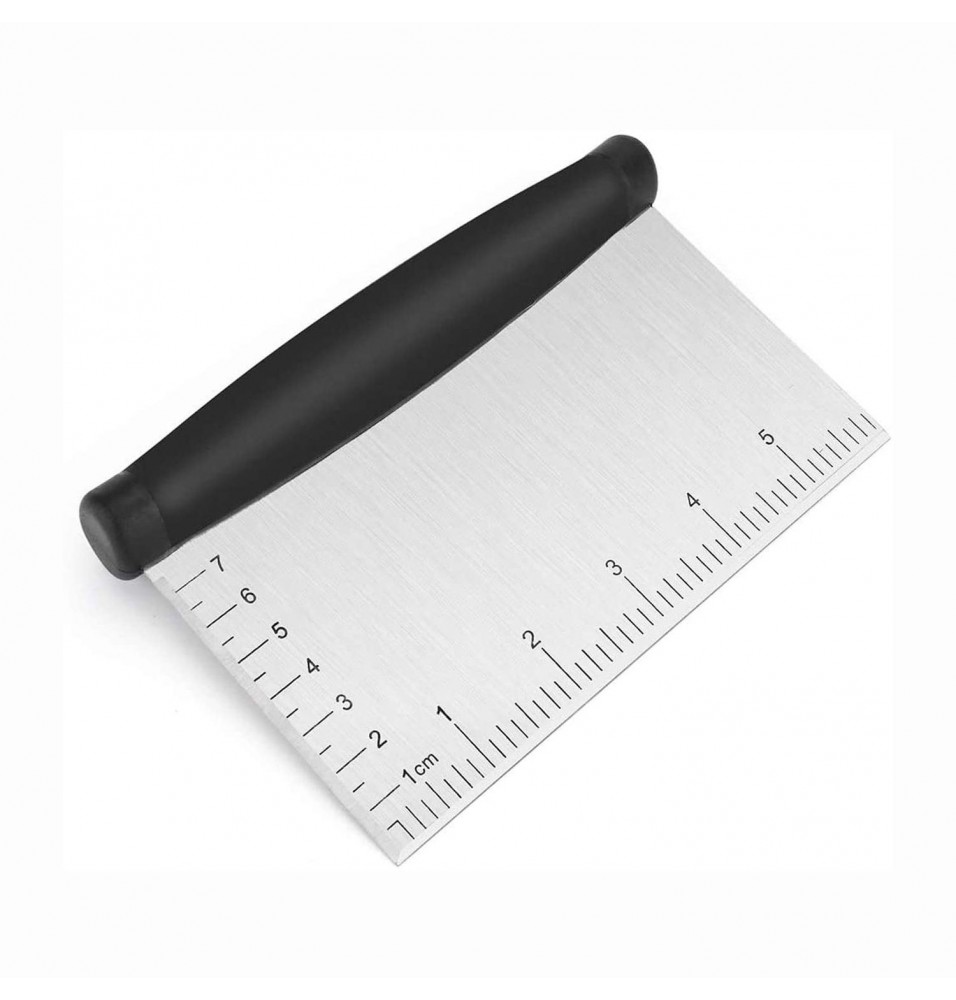 Racleta aluat inox, maner din polipropilena, dimensiuni 160x115mm