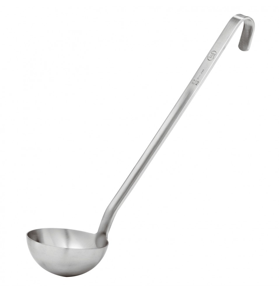 Polonic din inox, capacitate 0.50 litri, dimensiuni(ØxL mm): 120x400