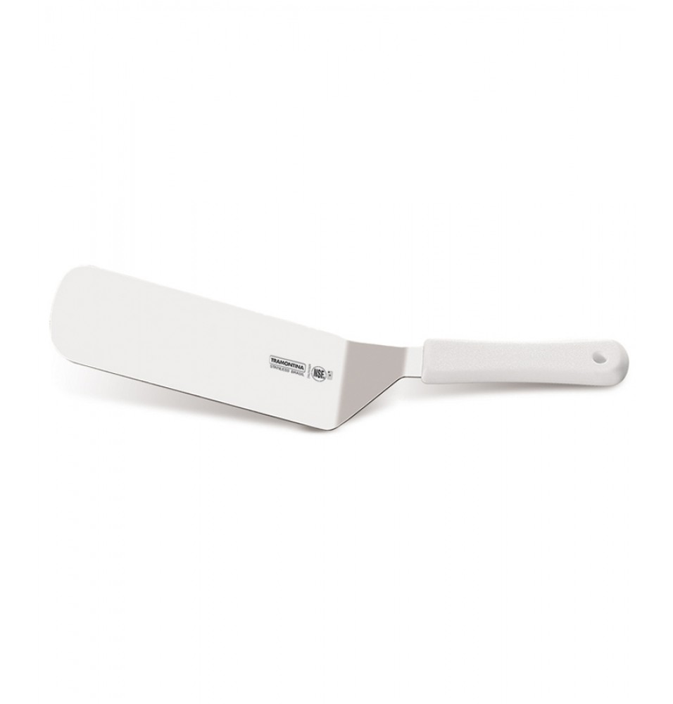 Spatula, inox, maner culoare alba, lungime 433mm