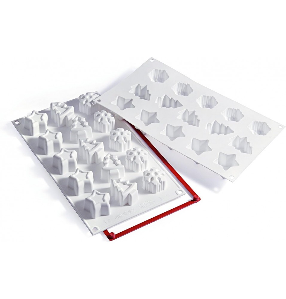 Forma Magic Winter, silicon de culoare alba, dimensiuni 39x49x25mm
