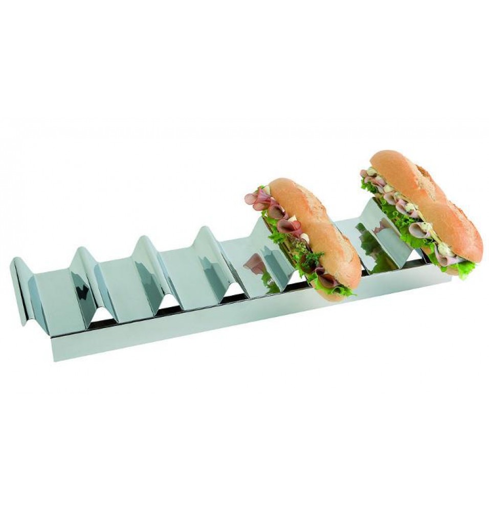 Expozitor sandwich-uri, inox, dimensiuni 475x105x60mm