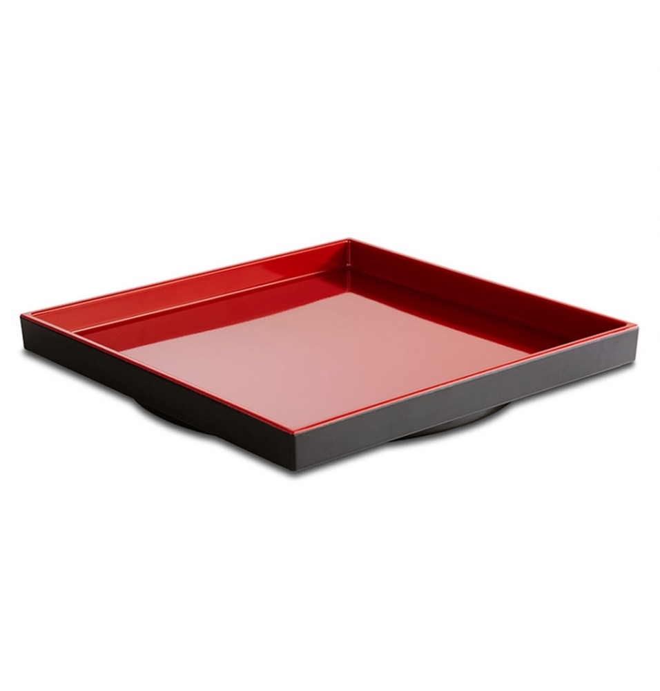 Platou patrat, melamina, dimensiuni 230x230x30mm
