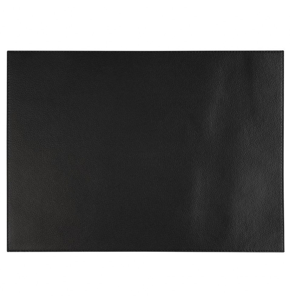 Placemat, Kunstleder, dimensiuni 450x325mm, piele sintetica, negru