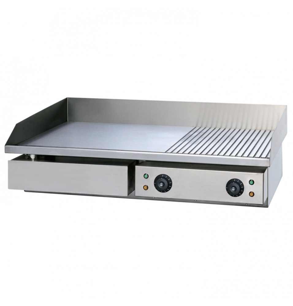 Gratar electric, suprafata mixta, putere 4400 W, inox