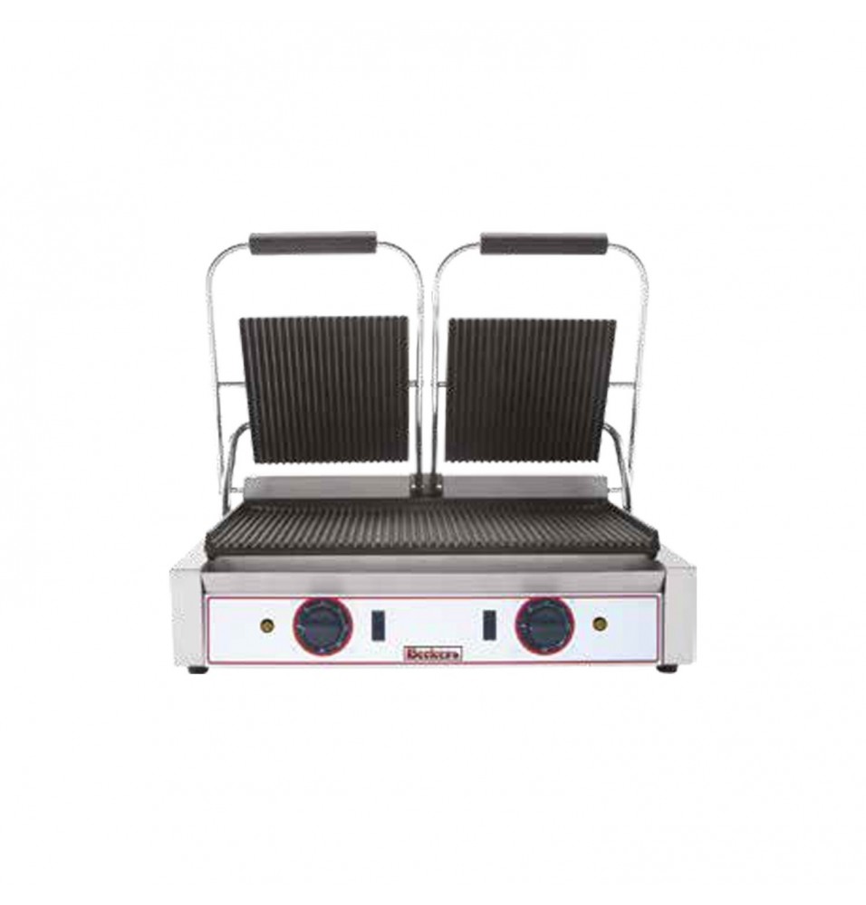 Tostiera dubla, suprafata striata, putere totala 3600 W
