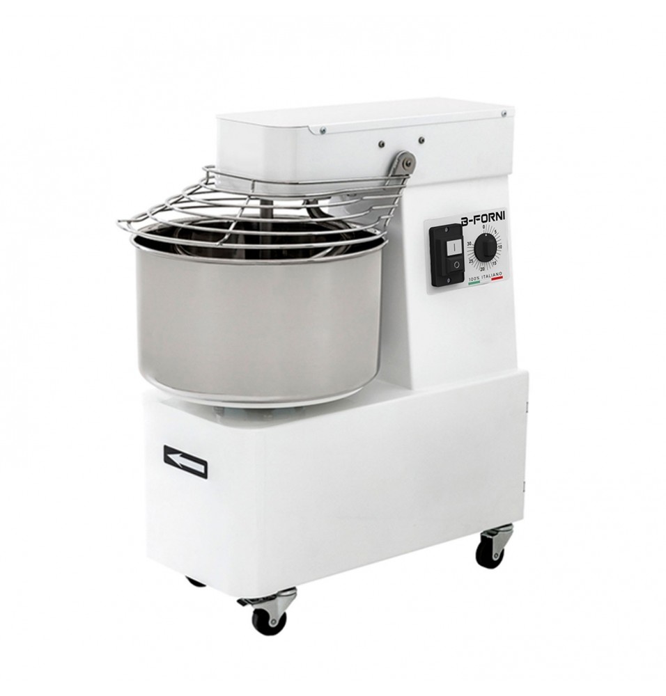 Malaxor, capacitate 35 kg aluat, cuva si cap fixe, putere 1100 W