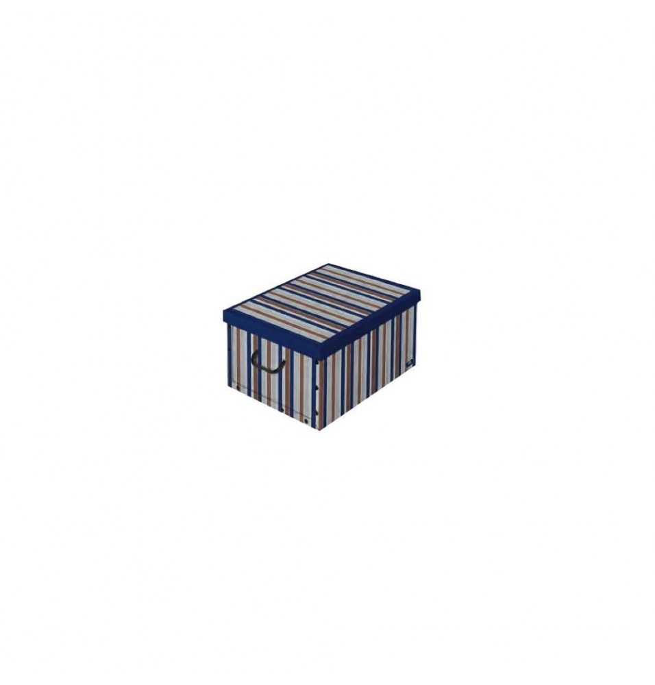 Cutie depozitare "Stripes", cu manere, dimensiuni 390x500x240mm, fabricata din carton