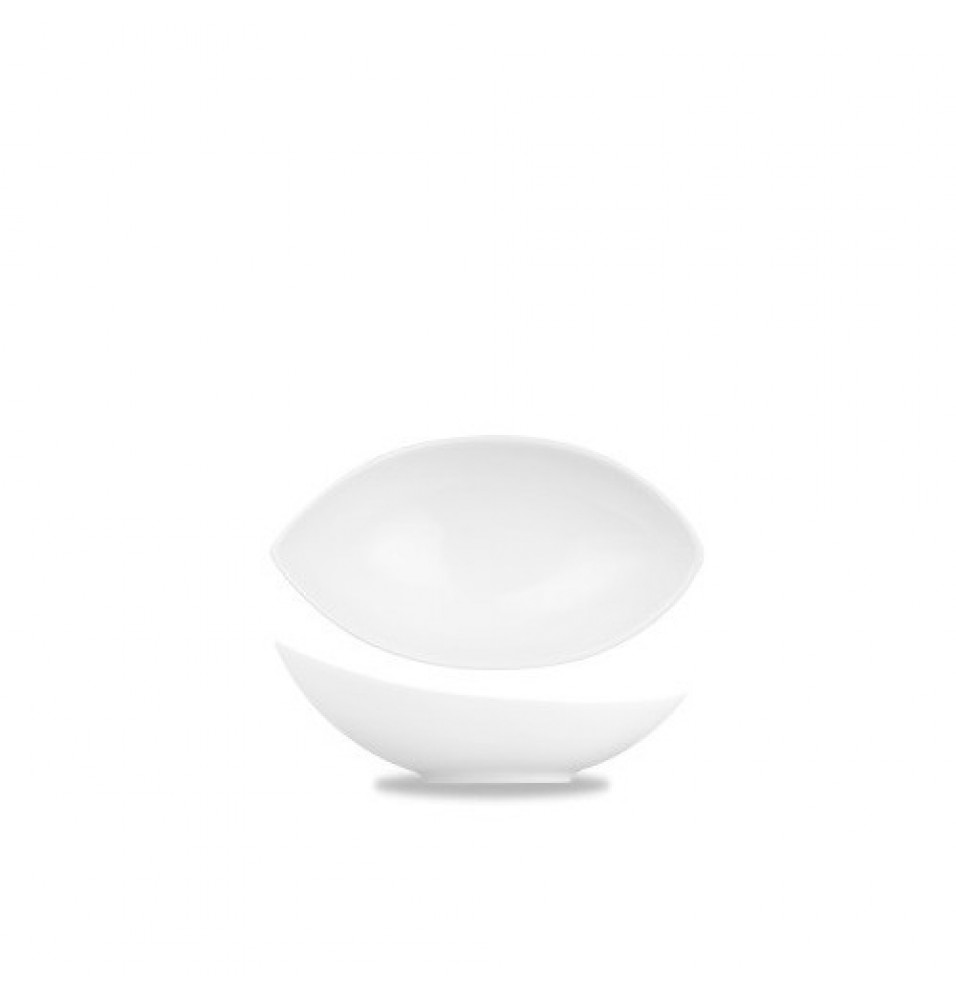 Vas ceramica, forma lacrima, culoare alba, capacitate 340ml