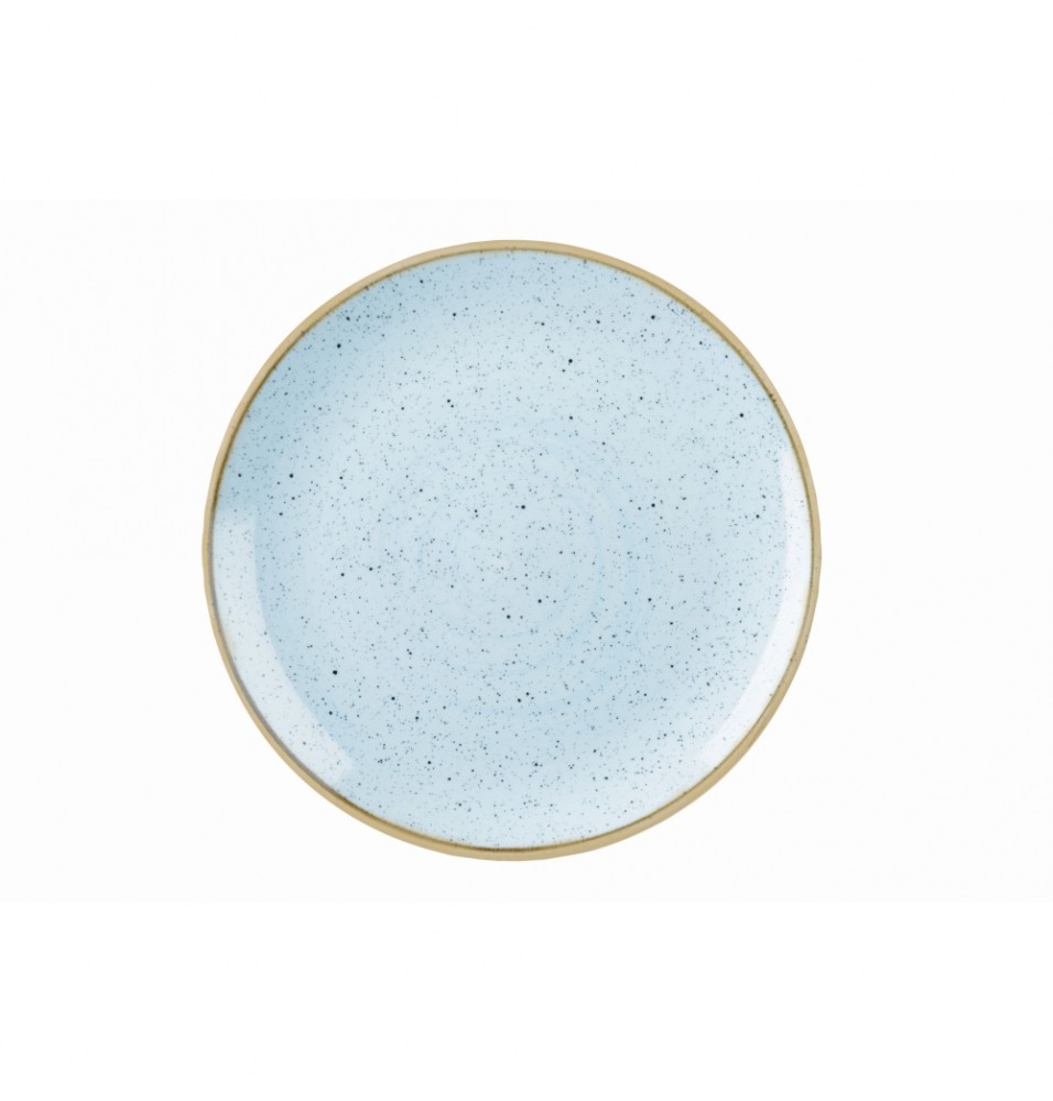 Farfurie rotunda portelan, culoare Duck Egg Blue, diametru 165mm 