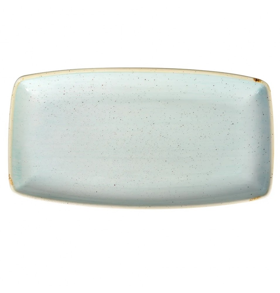 Platou dreptunghiular, linia Churchill-Stonecast, culoare Duck Egg Blue, dimensiuni 350x185mm